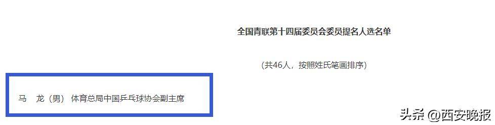 马龙，正式当选！